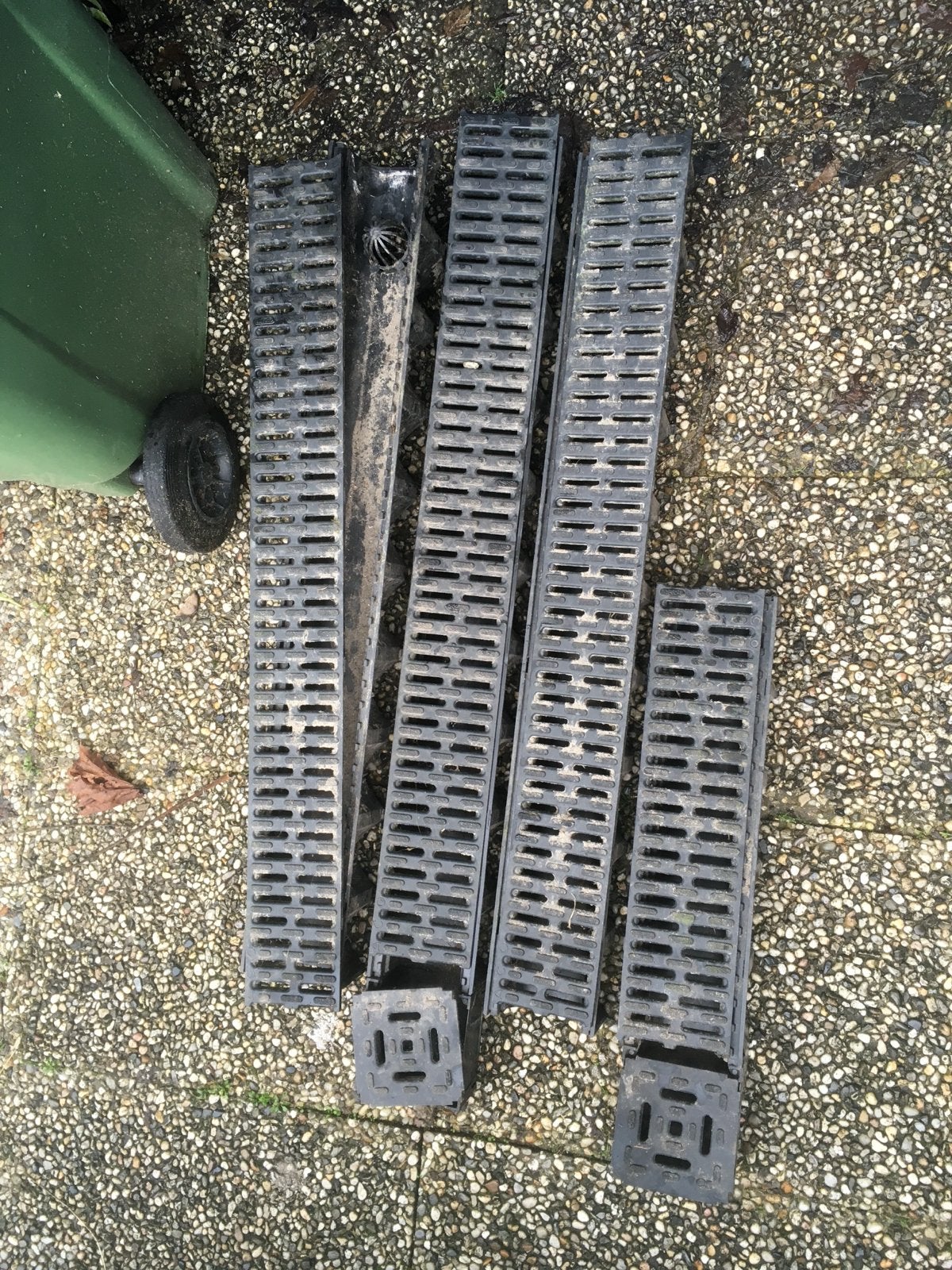 ACO afvoergoot met rooster, Ophalen, Afvoer, Gebruikt, Pvc