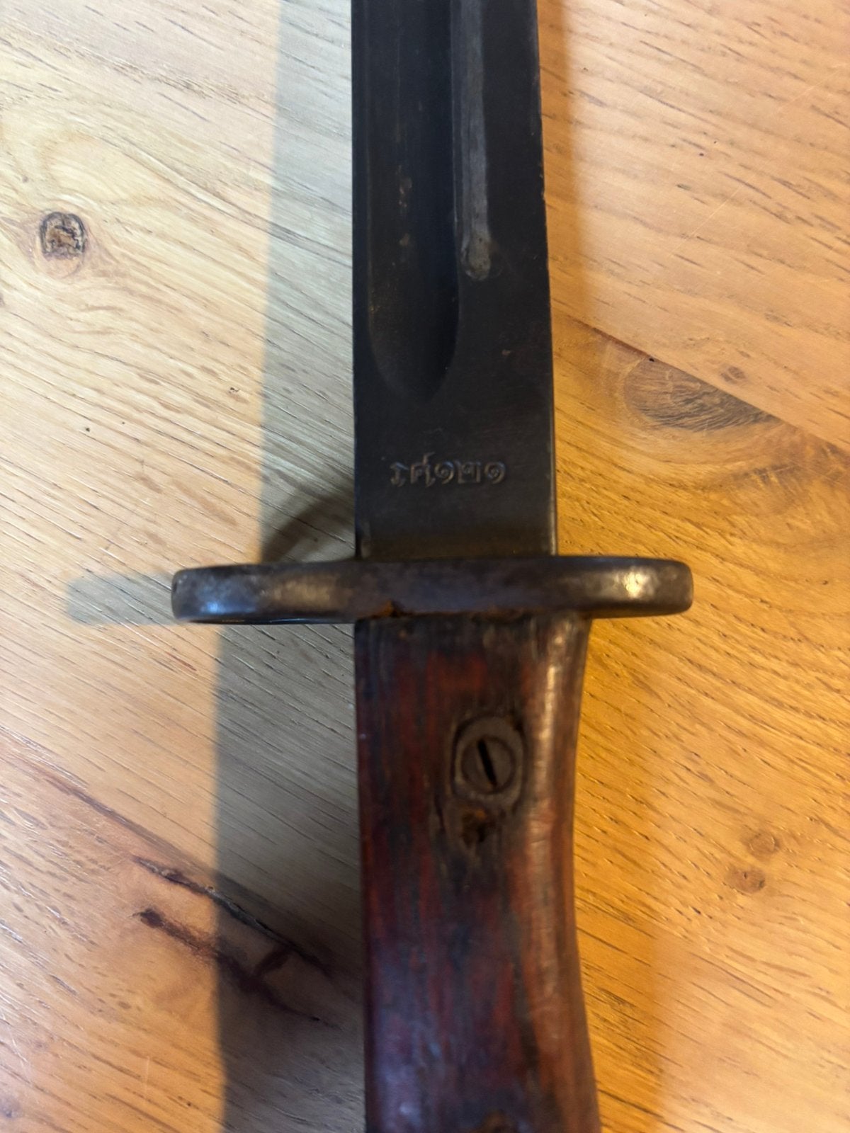 Siam/Thailand type 45  M1903 Mauser bajonet, Ophalen of Verzenden, Landmacht, Mes of Dolk
