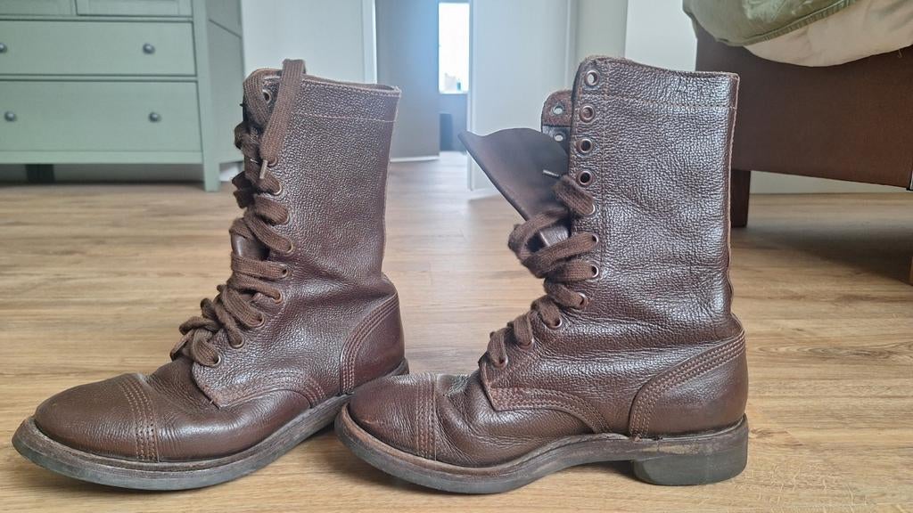NL Legerkisten US Paraboots Maat 42 ZGAN Reenactment, Ophalen of Verzenden, Landmacht, Amerika, Kleding of Schoenen