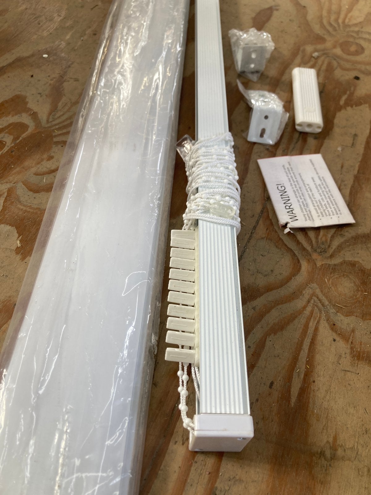 Nieuwe witte lamellen met rail, 180/90 cm, Ophalen, 90 cm, 180 cm, Wit
