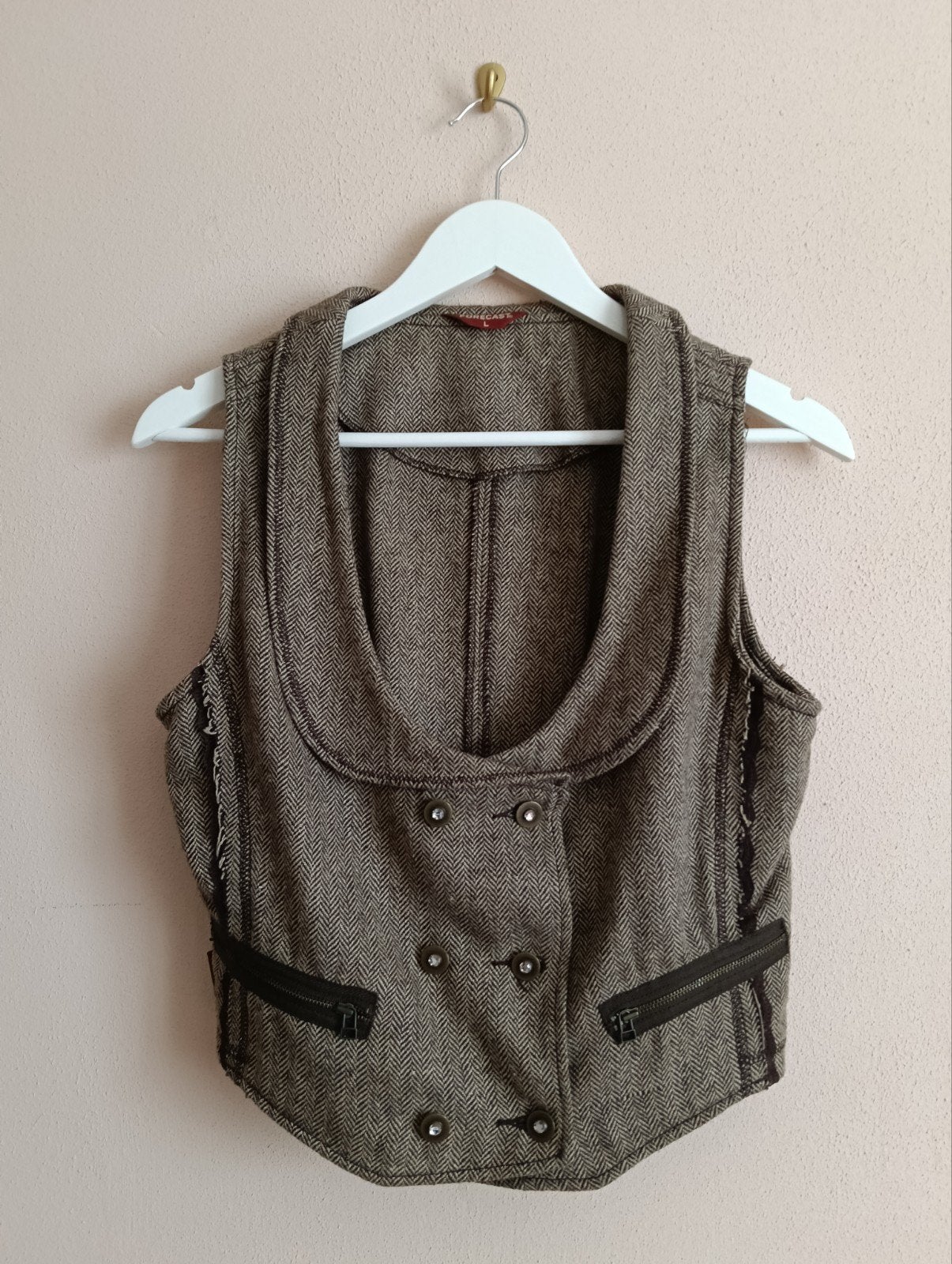 Stoer broekpak driekwart maat 38/ M, Maat 38/40 (M), Bruin, Forecast, Ophalen of Verzenden