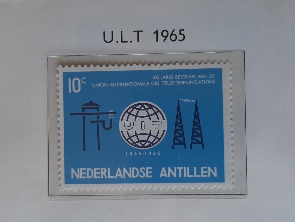 1965 Nederlandse Antillen 100 jaar U.I.T. Nvph 354, Ophalen