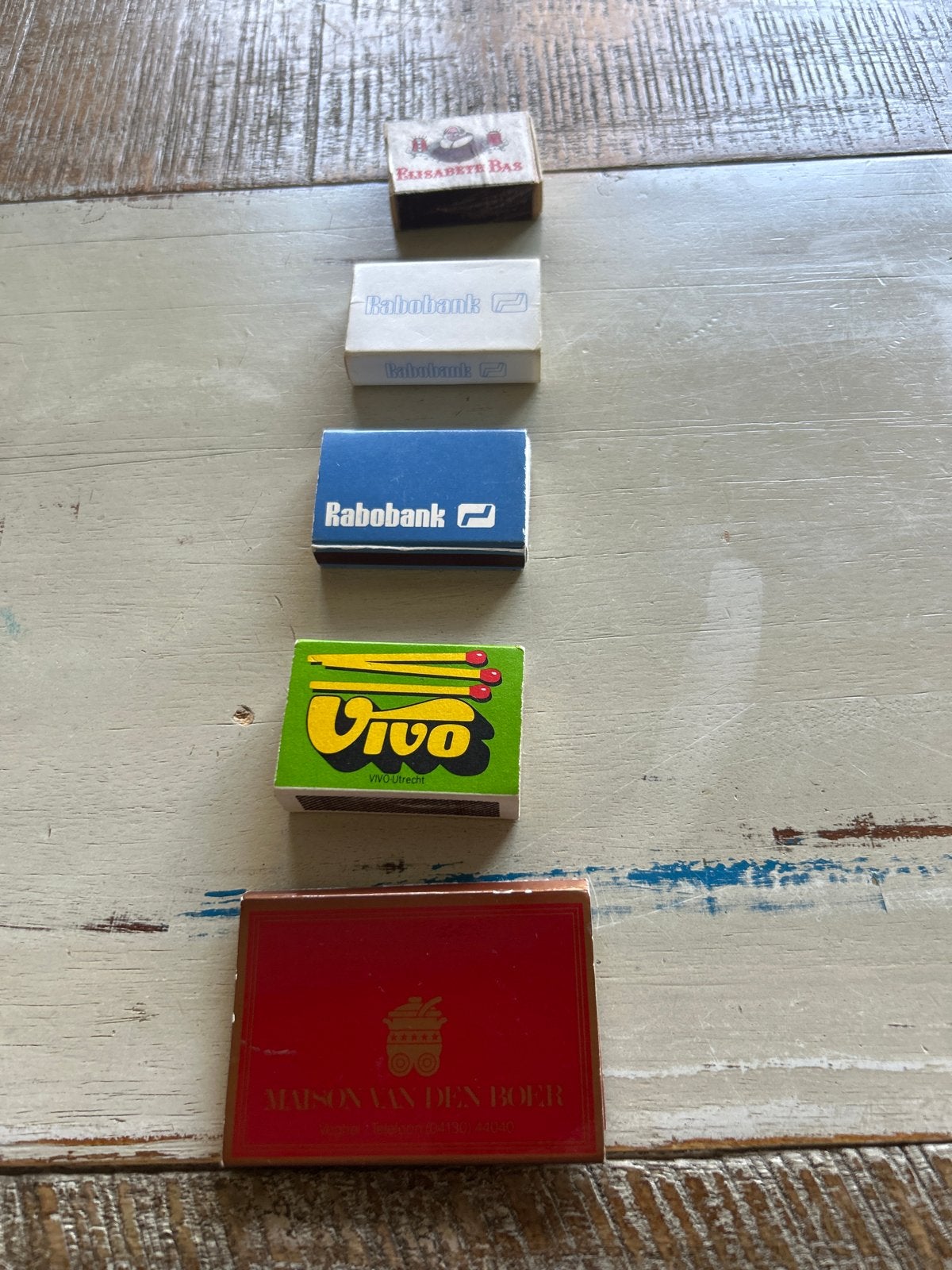 Vintage luciferdoosjes en -boekjes collectie, Ophalen, Gebruikt, Luciferdoosjes of -merken
