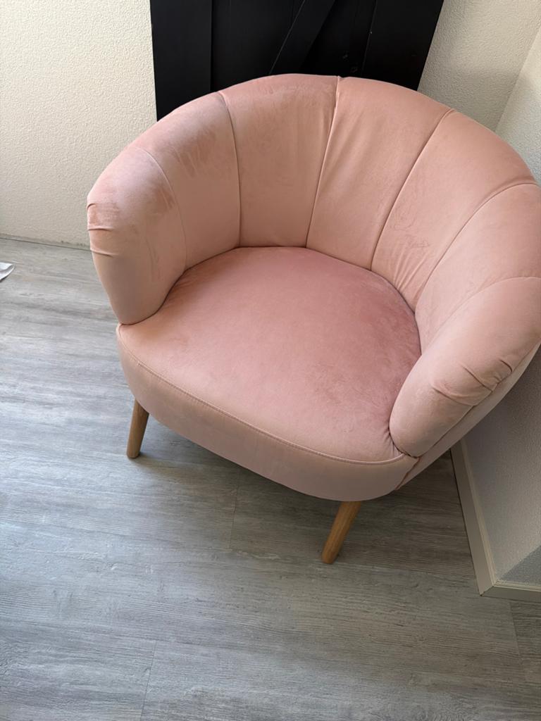 Prachtige roze stoel, Ophalen, Gebruikt, Overige kleuren, Eén