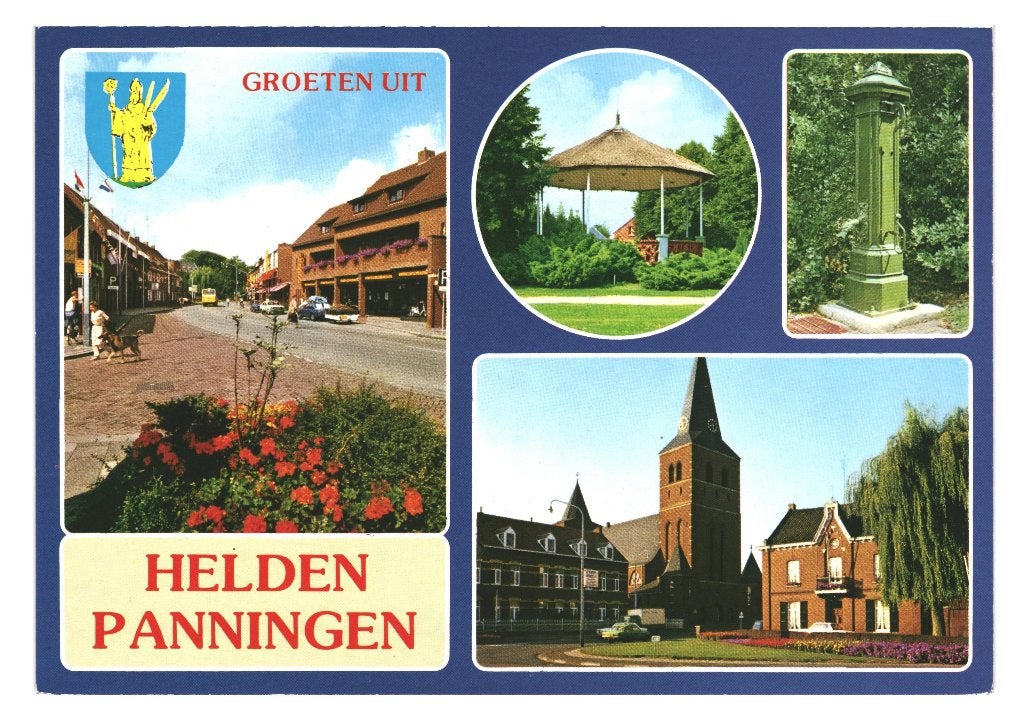 42549 Helden Panningen 485 Limb Gelopen met Postzegel, Verzamelen, Ansichtkaarten | Nederland, Ophalen of Verzenden, 1980 tot heden
