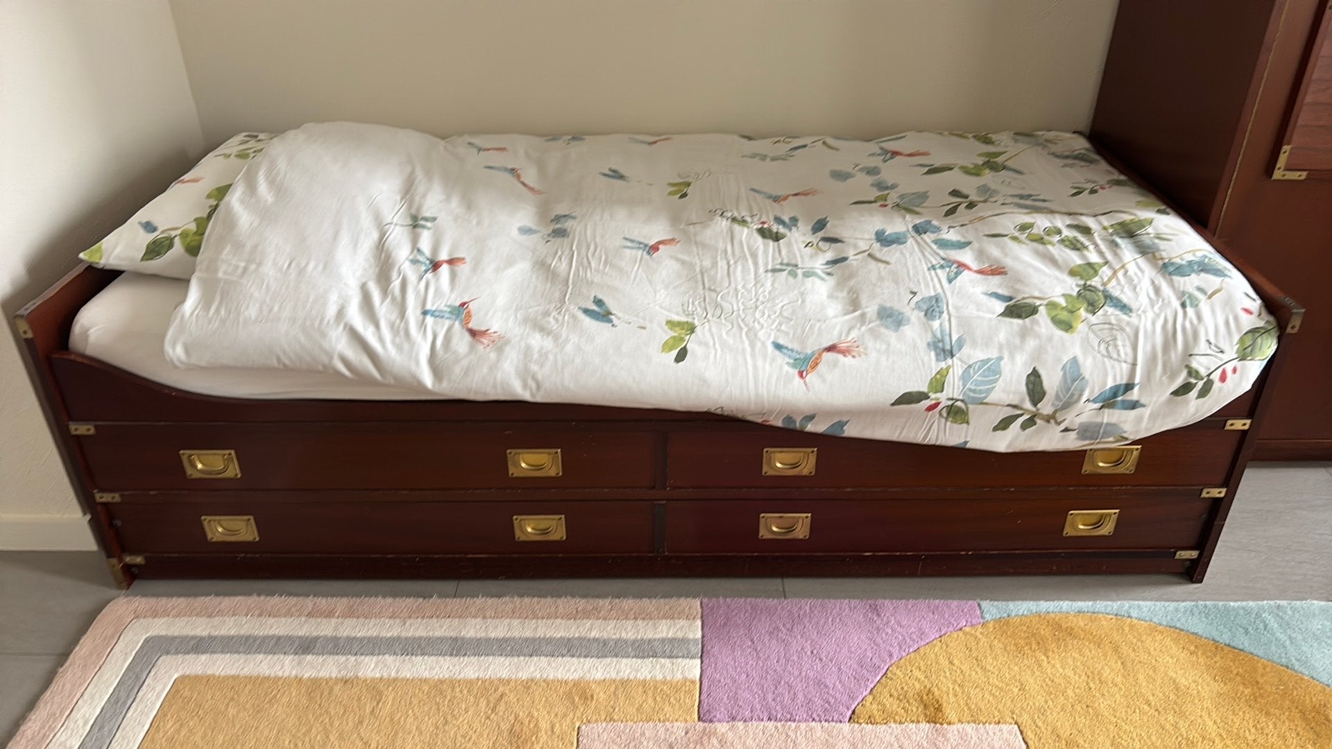Complete slaapkamer in scheepsstijl, Ophalen, Gebruikt, Eenpersoons, Nautisch
