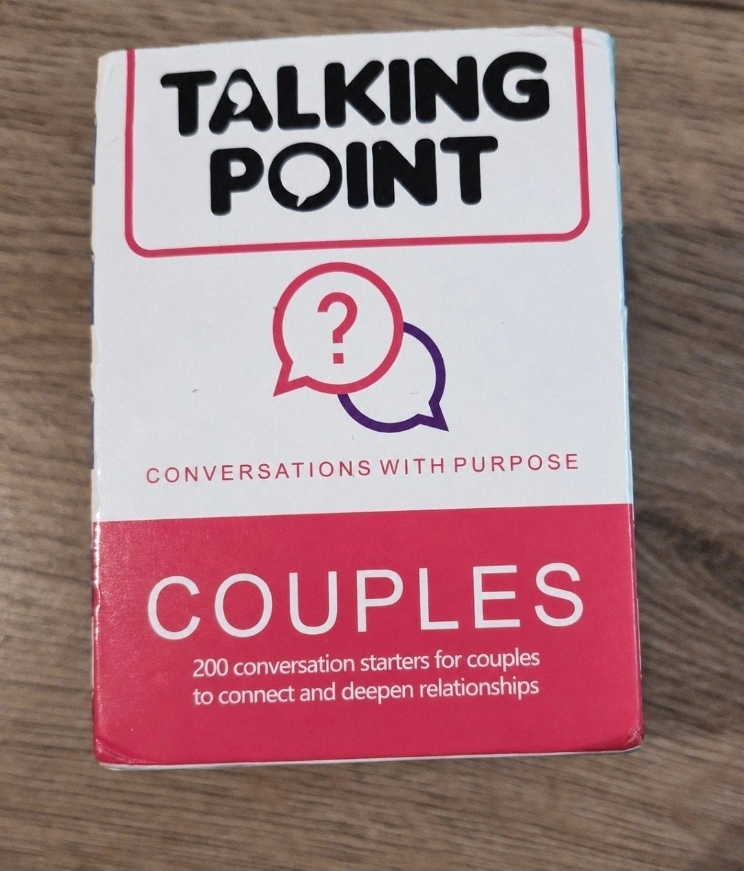 Talking Point Couples 200 gesprekskaarten Engels, Hobby en Vrije tijd, Ophalen of Verzenden, Zo goed als nieuw, Talking points