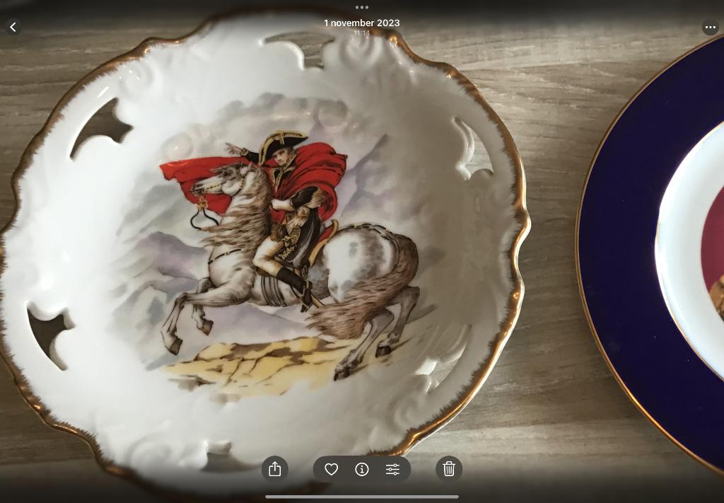 Zeldzame Napoleon bord, Antiek en Kunst, Ophalen of Verzenden