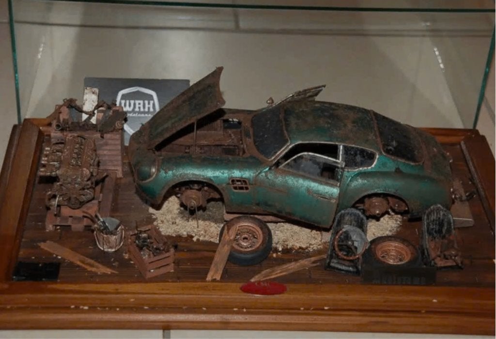 1:18 ASTON MARTIN DB4 BARNFIND CMC M-132BF LTD 20 !TOP! WRH, Verzenden, Zo goed als nieuw, Auto, Overige merken