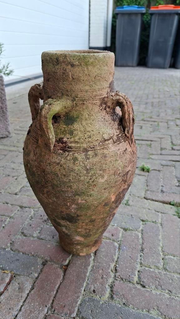 Authentieke amfoor met 4 oren, 42cm hoog, Ophalen