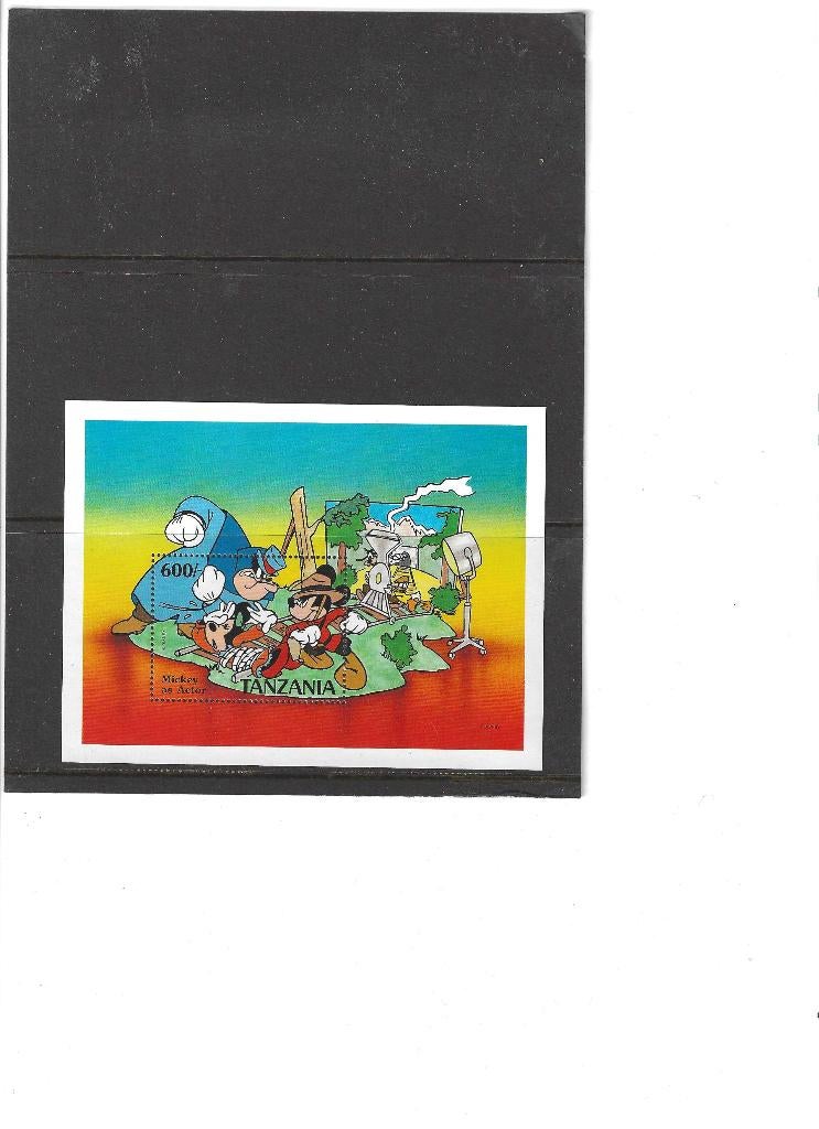 Mi 142 Disney. Tanzania. Postfris, Ophalen of Verzenden, Postfris, Overige thema's
