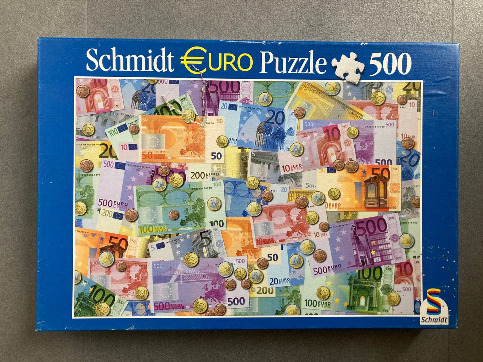 Euro Puzzel van Schmidt, Verzenden, 500 t/m 1500 stukjes, Zo goed als nieuw
