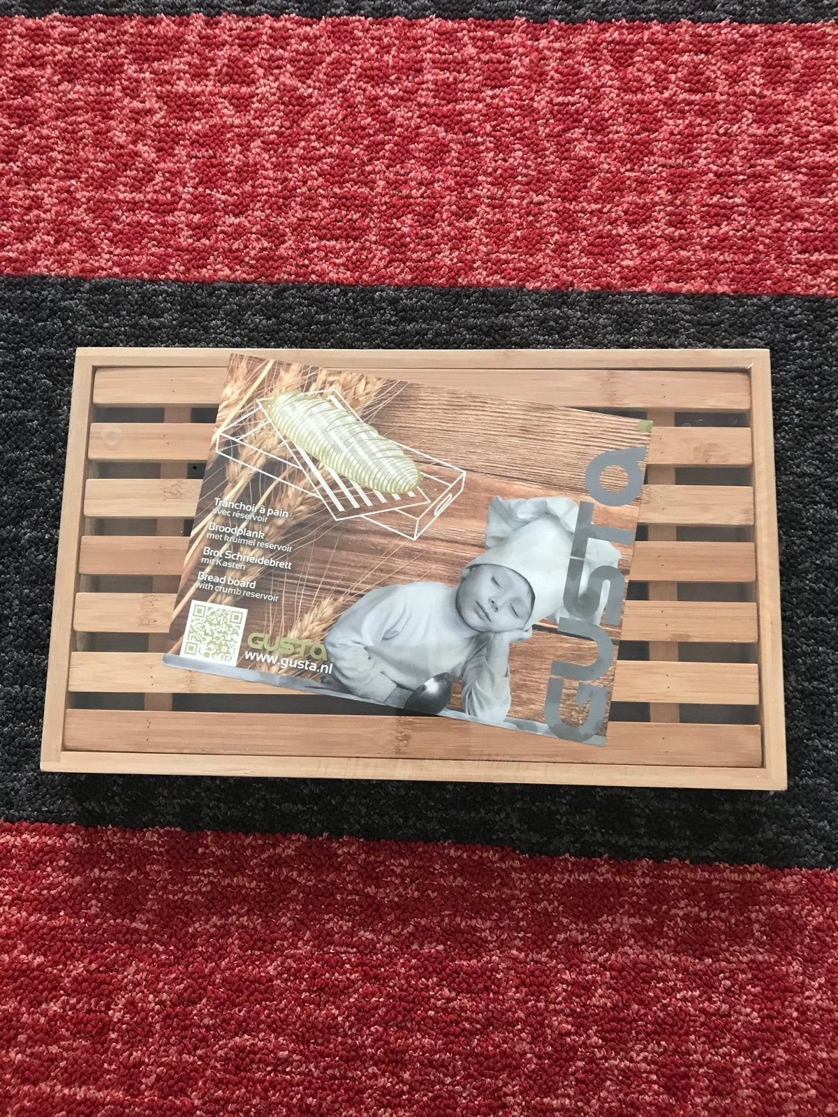 Gusta bamboe broodplank met kruimelreservoir, Ophalen, Nieuw, Overige materialen