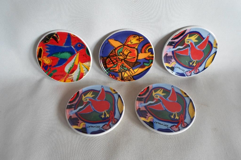 Corneille Coasters Onderzetters 5x, Huis en Inrichting, Woonaccessoires | Onderzetters, Ophalen of Verzenden, Zo goed als nieuw