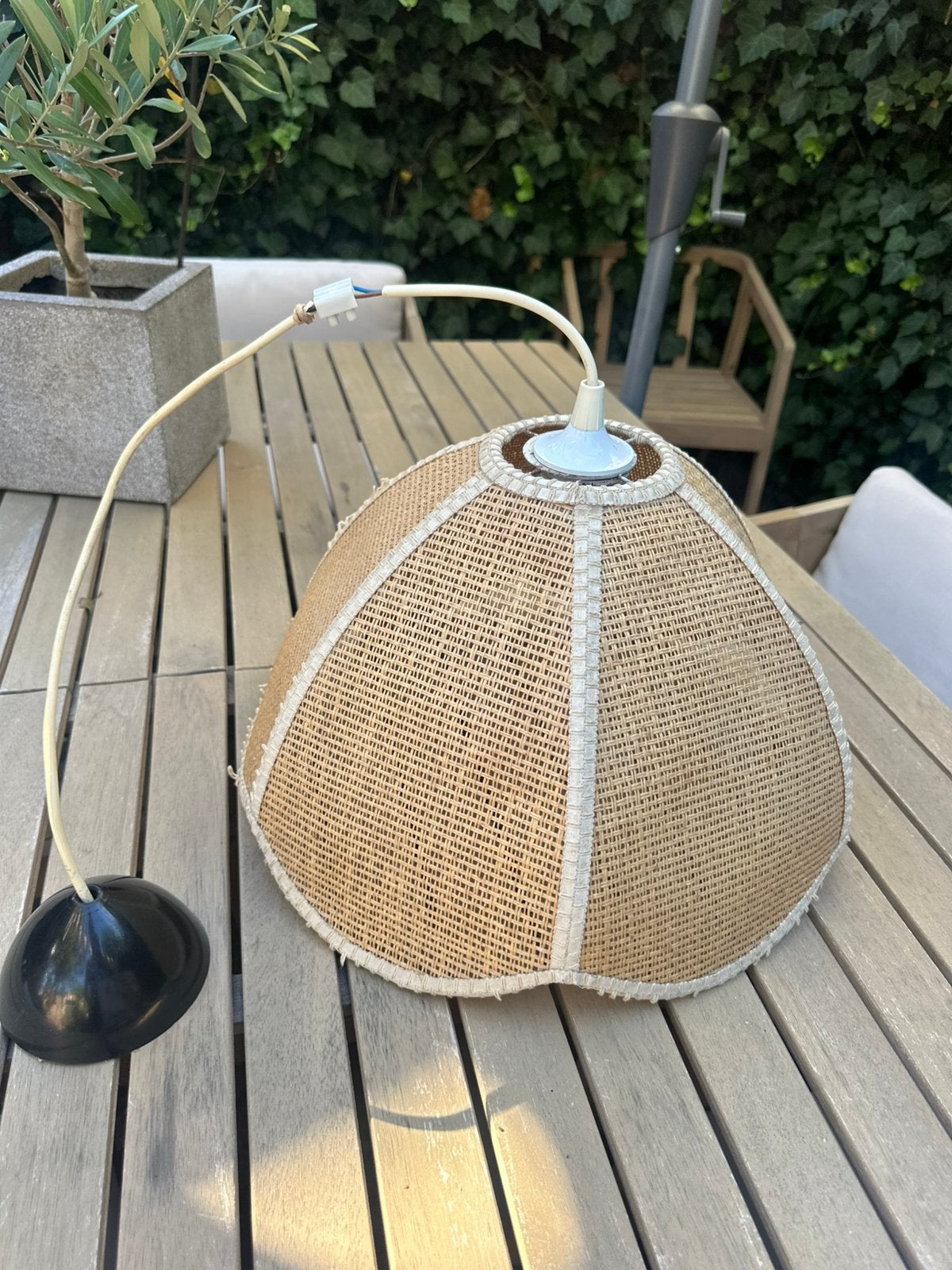 Vintage lamp, Ophalen, Overige materialen, Gebruikt, E27 (groot)