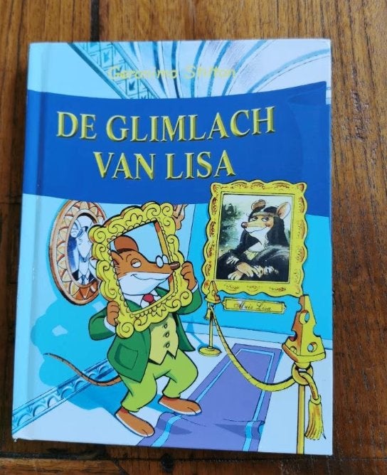 De Glimlach van Lisa, Geronimo Stilton., Fictie algemeen, Geronimo Stilton, Ophalen of Verzenden, Zo goed als nieuw