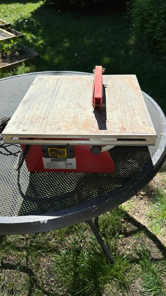 Elektrische tegelsnijder Mannesmann 631-500, Doe-het-zelf en Verbouw, Gereedschap | Handgereedschap, Ophalen, Gebruikt