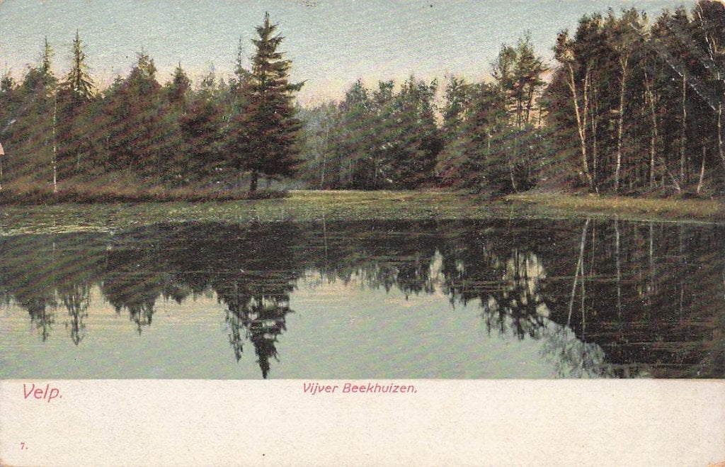 702-148-025 Velp Vijver Beekhuizen, Verzenden, Voor 1920, Gelderland