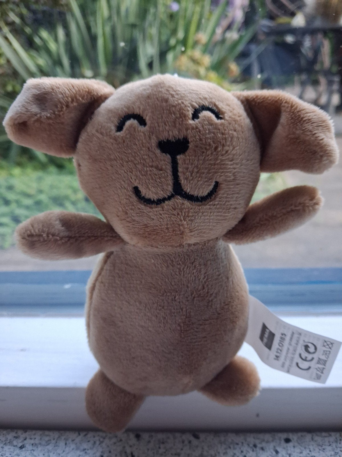Sleutelhanger met hond of hondje van bruin velours van Hema, Hema, Zo goed als nieuw, Wasbaar, Klein (minder dan 20 cm)