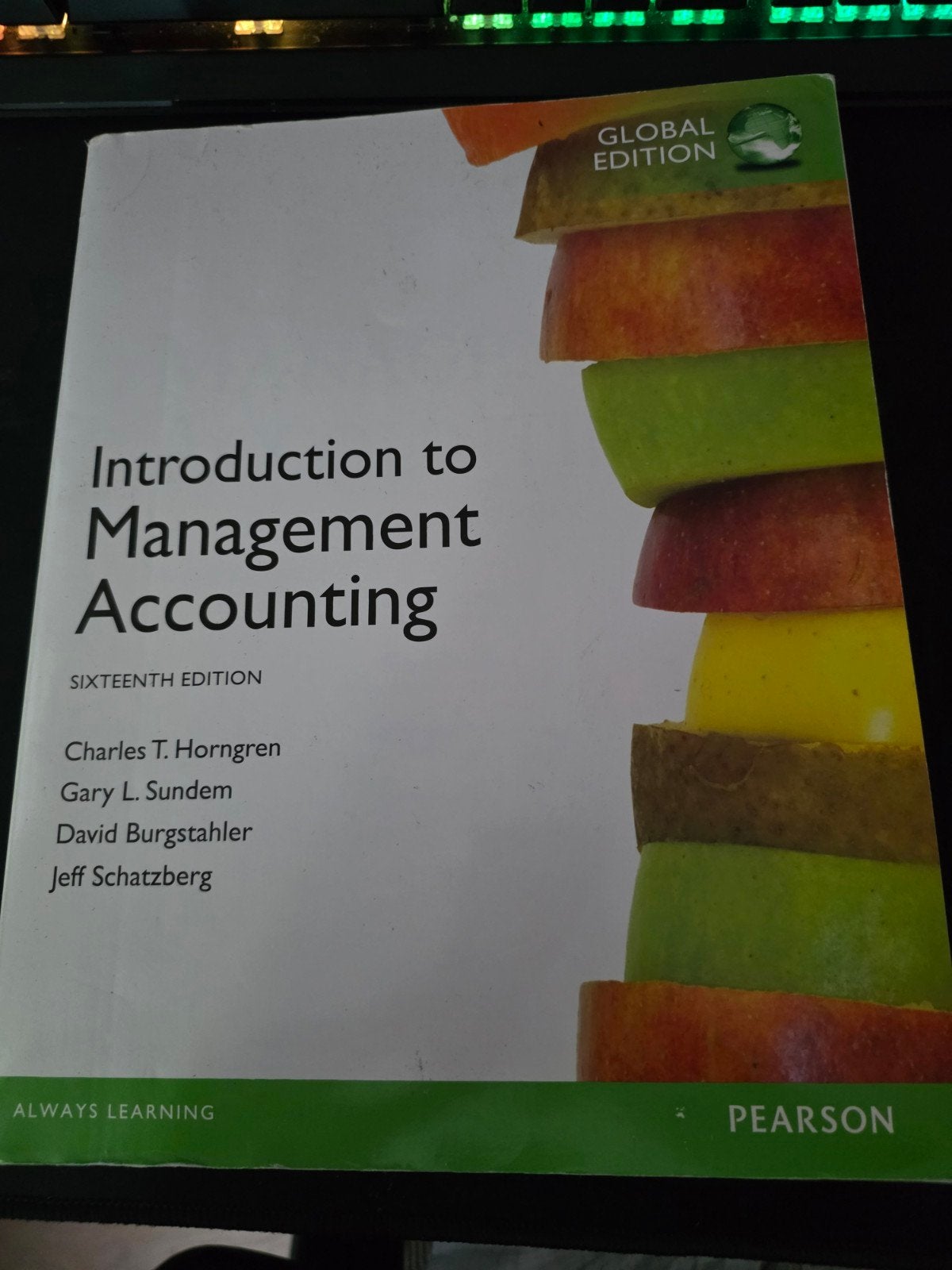Introduction to Management Accounting 16e Global Edition, Zo goed als nieuw, Charles T. Horngren, Gary L. Sundem, David Burgstahler
