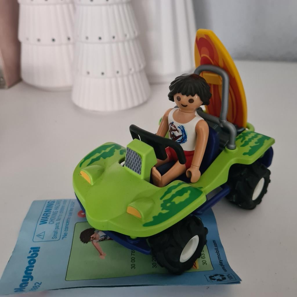 PLAYMOBIL Family Fun Surfer met strandbuggy set 6982, Ophalen of Verzenden