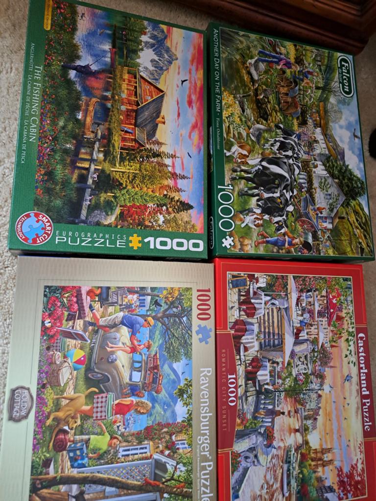 Mooie legpuzzels, Ophalen of Verzenden, 500 t/m 1500 stukjes, Zo goed als nieuw