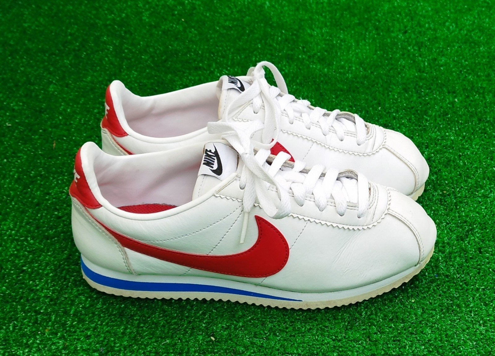 Nike Cortez sneakers wit/rood - Maat 39, Nike Air Jordan, Wit, Ophalen of Verzenden, Sneakers of Gympen