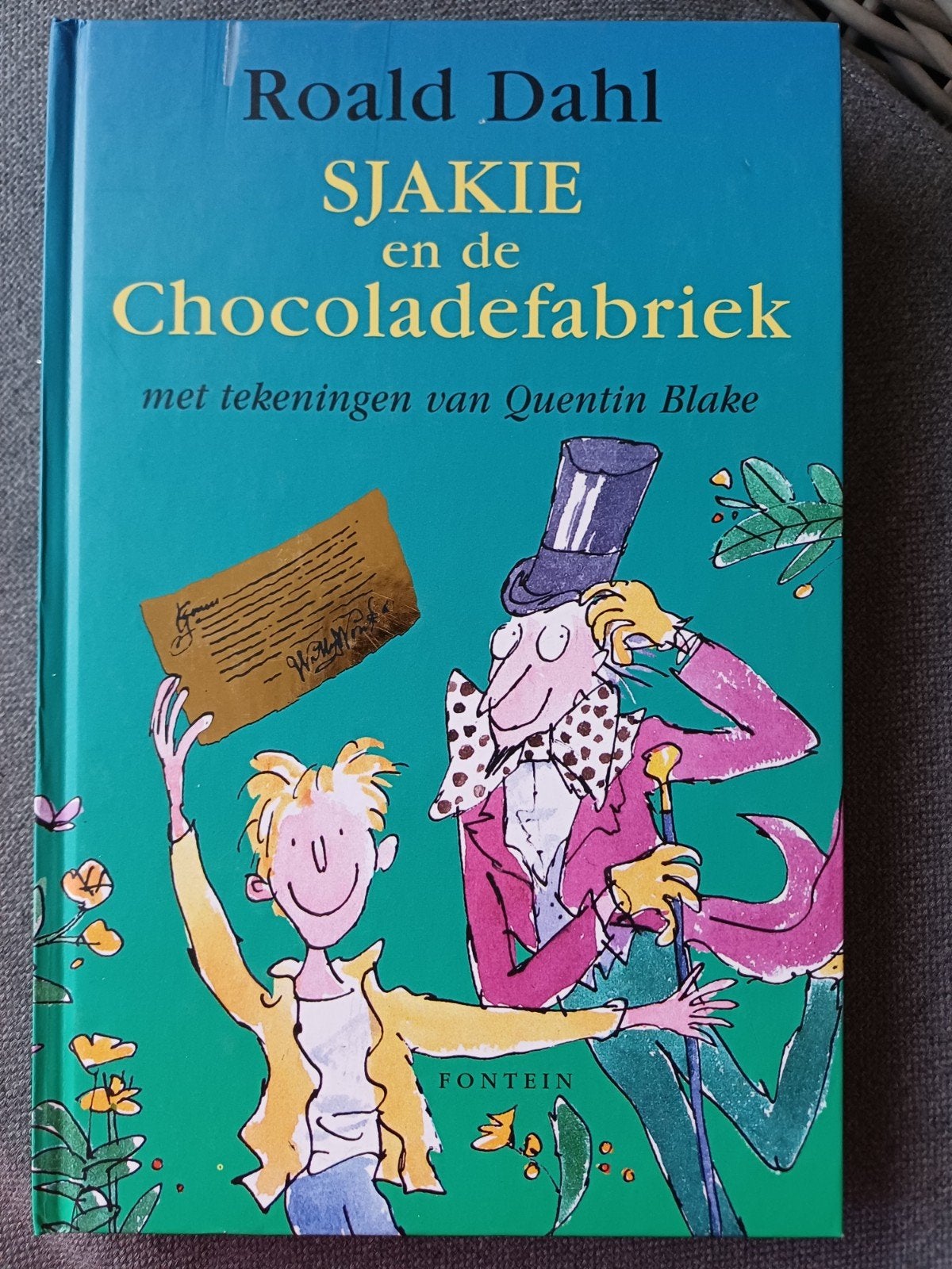 Sjakie en de Chocoladefabriek - Roald Dahl, Ophalen of Verzenden, Zo goed als nieuw, Roald Dahl, Fictie