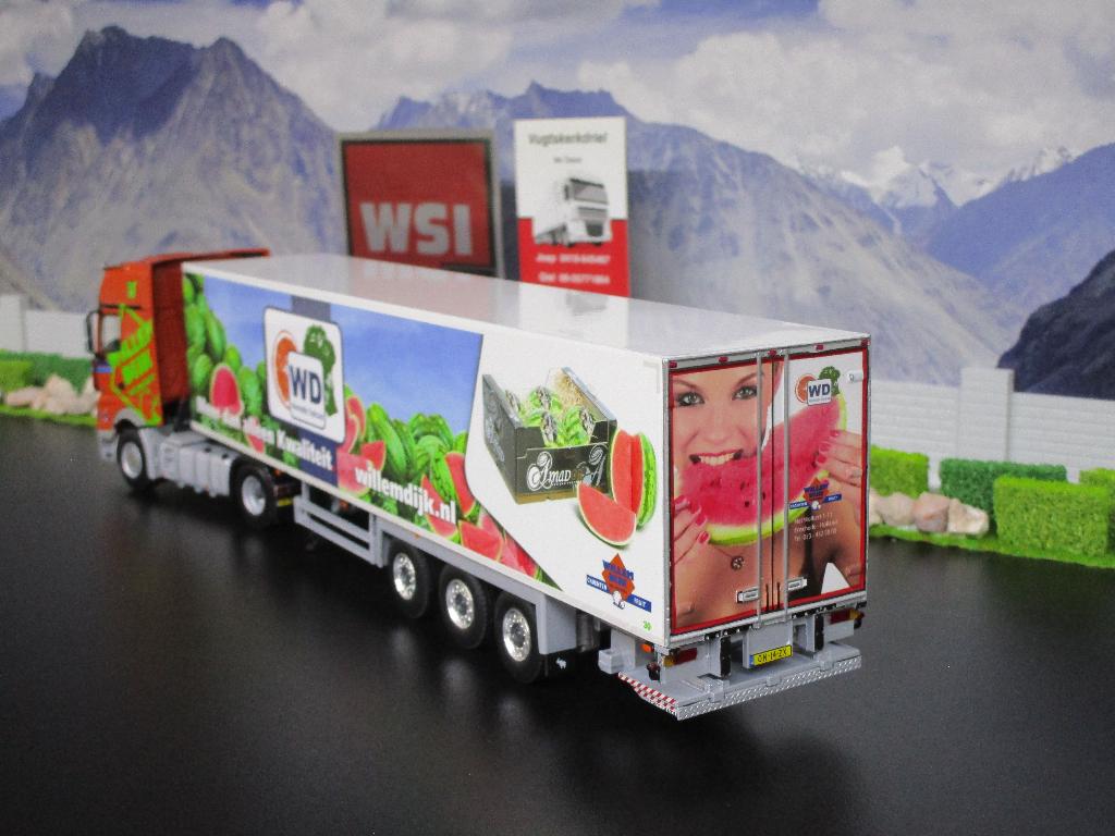 Wsi 01-2090 Mercedes-benz Actros MP4 Giga Space, Willem Dijk, Ophalen, Nieuw, Bus of Vrachtwagen, Wsi