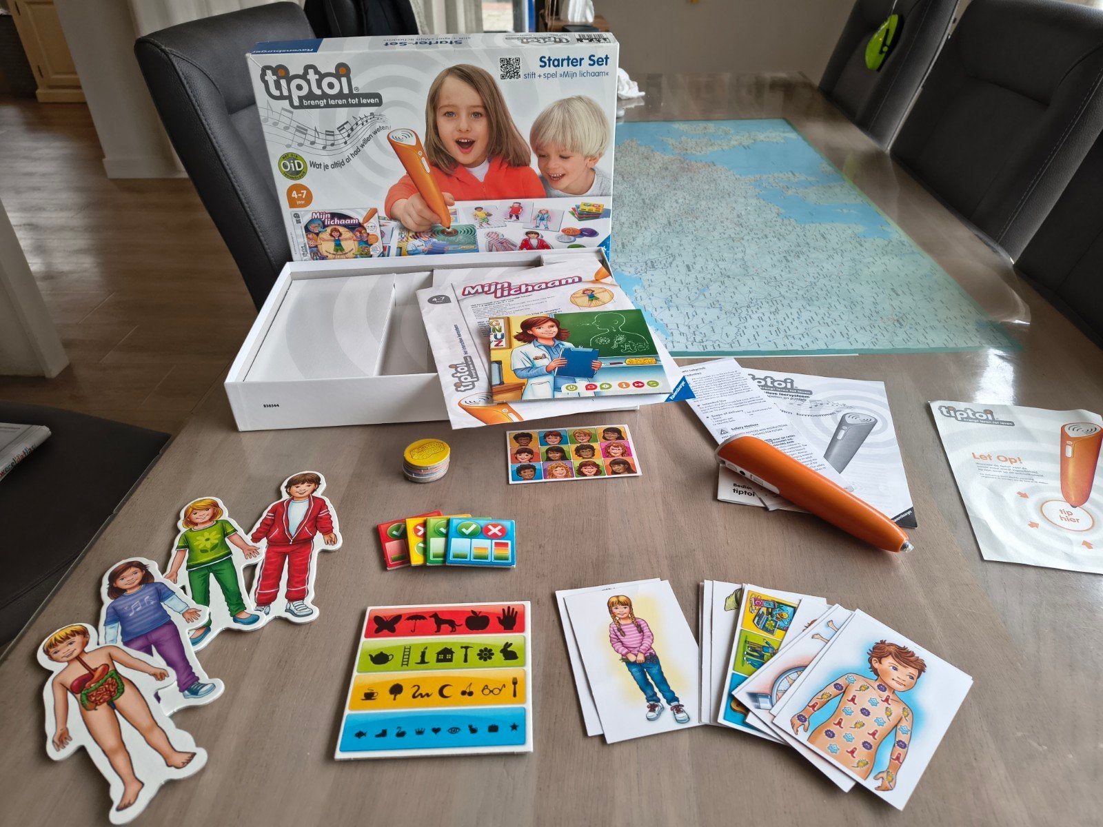 Tiptoi starter set - Mijn Lichaam met stift, Ophalen of Verzenden, Gebruikt, Taal en Lezen, Met geluid