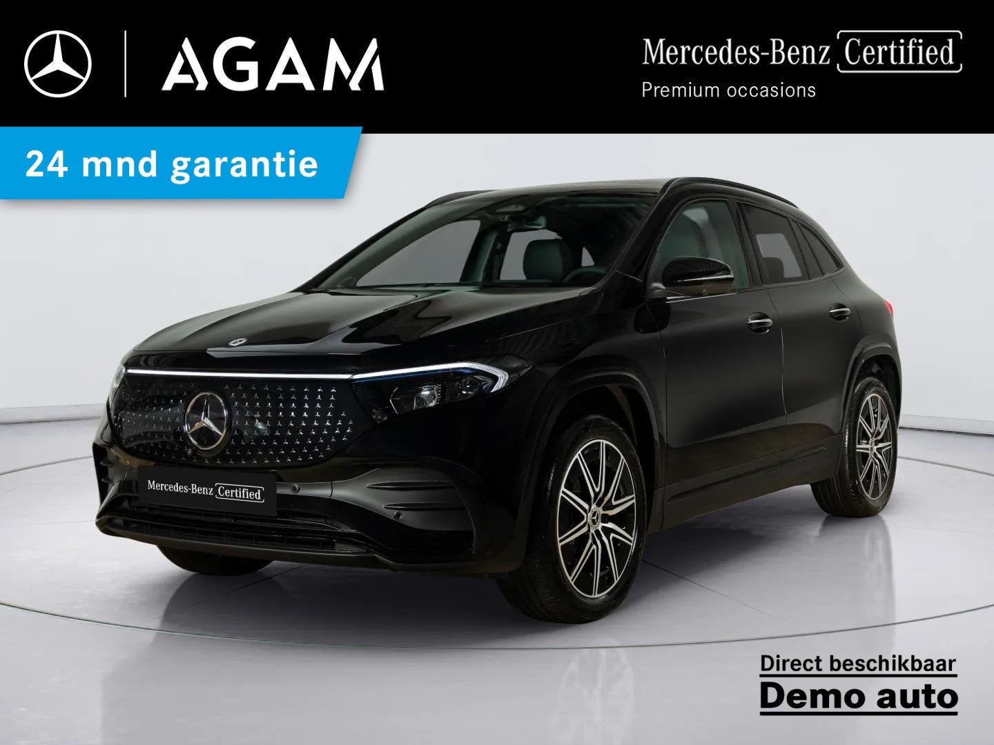 Mercedes-Benz EQA 250+ Business Solution AMG 71 kWh | Panora, Automatische klimaatregeling, Zwart, 445 min, Zwart