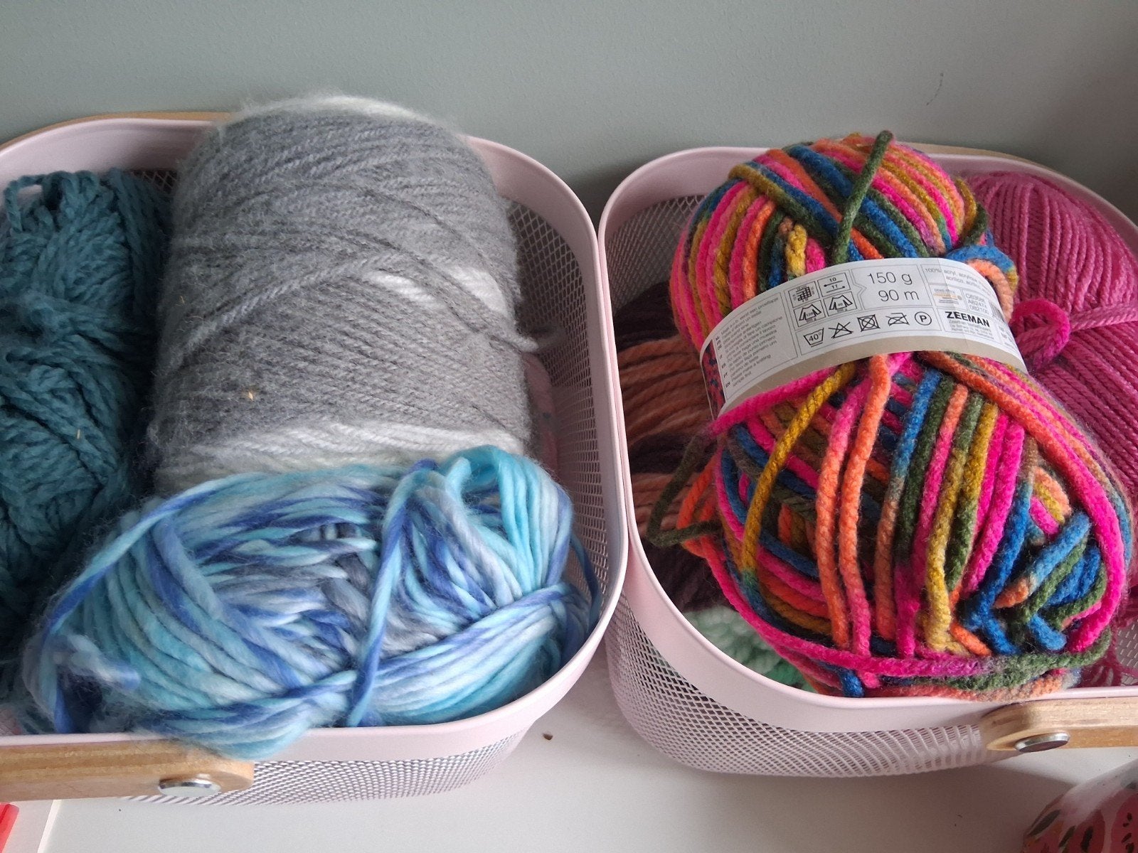 9 bollen wol - Diverse kleuren en soorten, Ophalen of Verzenden
