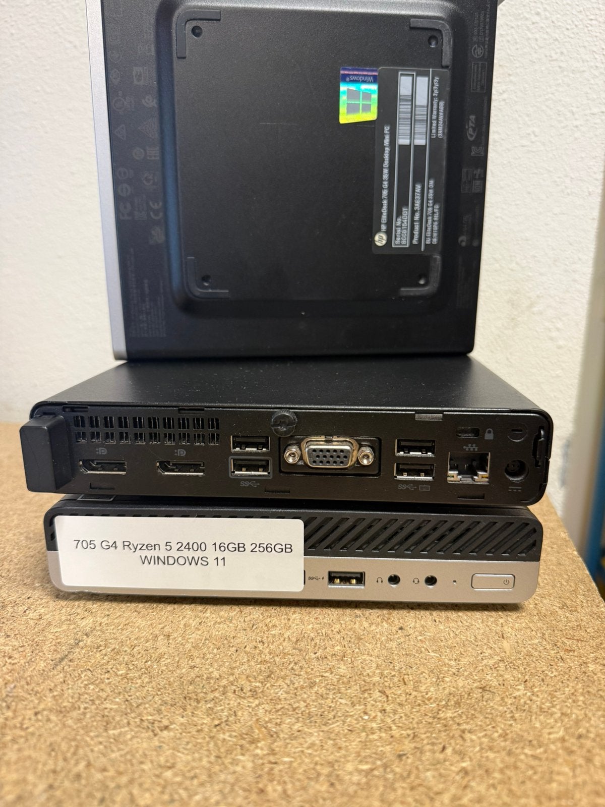 HP EliteDesk 705 G4 Mini AMD Ryzen 5 16GB 256GB Windows 11, Computers en Software, HP Elitedesk, SSD, 3 tot 4 Ghz, 16 GB
