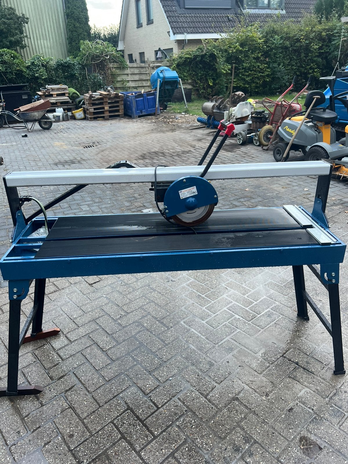 Zaagtafel stenenzaag, Ophalen, Cirkelzaag, Zo goed als nieuw, 30 tot 70 mm