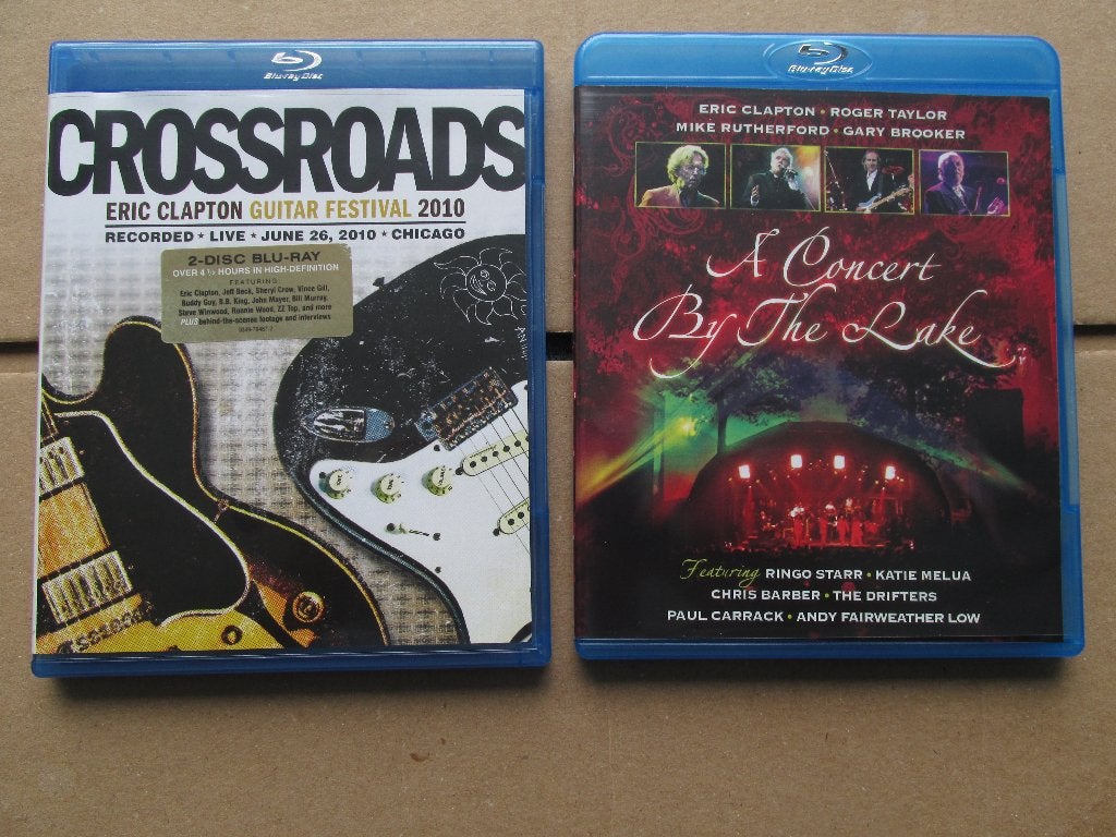 Eric ClaptonTwee Blu-Ray Disc's feat. famous rock legends, Alle leeftijden, Ophalen of Verzenden, Gebruikt, Concert