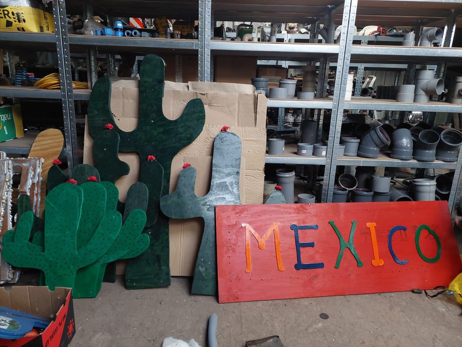 Feest versiering. Thema Mexico, Ophalen, Versiering