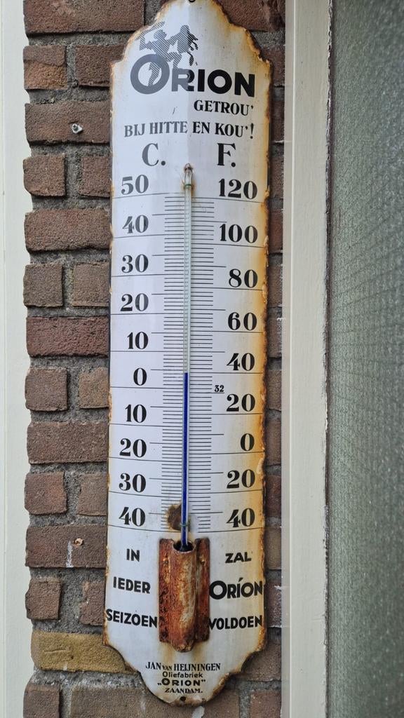 Vintage thermometer orion, Ophalen
