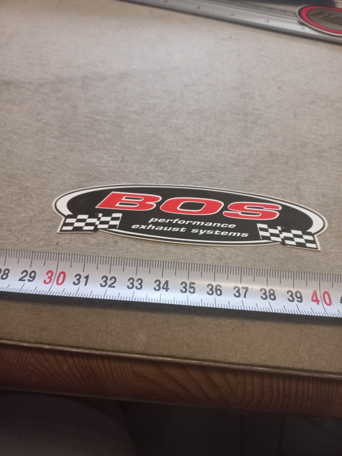 BOS Performance Exhaust Systems Sticker, Ophalen of Verzenden