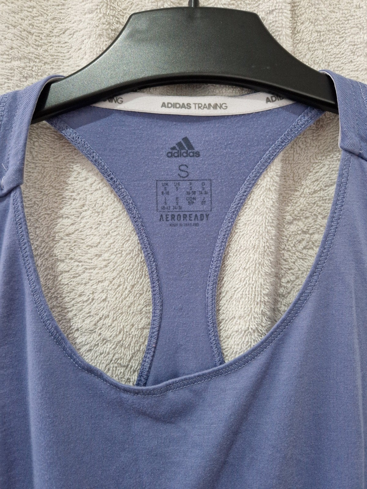 Adidas sportset: topje en legging - Maat S, Kleding | Dames, Ophalen of Verzenden, Maat 36 (S), Blauw, Adidas