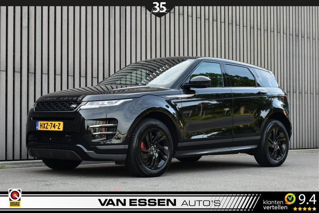 Land Rover Range Rover Evoque 1.5 P300e AWD R-Dynamic S Navi, Auto's, Land Rover, 309 pk, Euro 6, Parkeersensor, Zwart