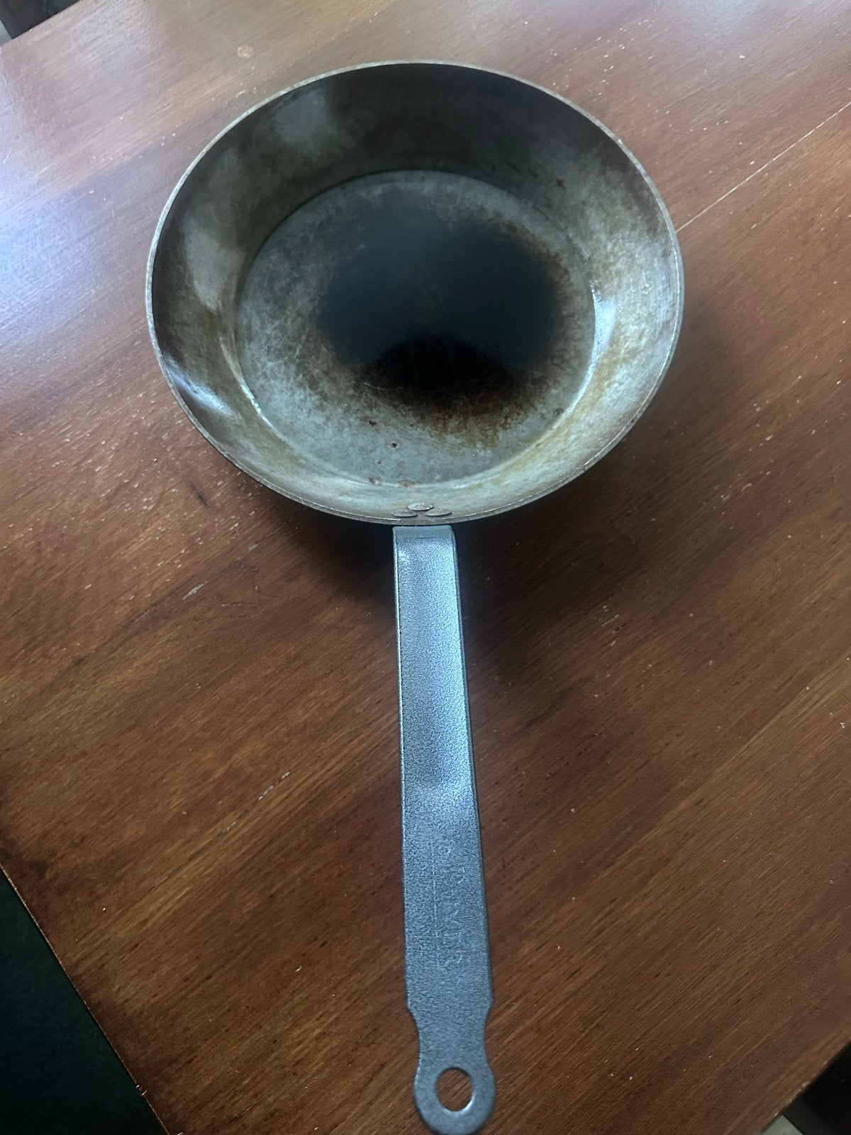 De Buyer Koekenpan - Gietijzeren Pan diameter 30cm, Koekenpan, Gebruikt, Antiaanbaklaag, Gietijzer