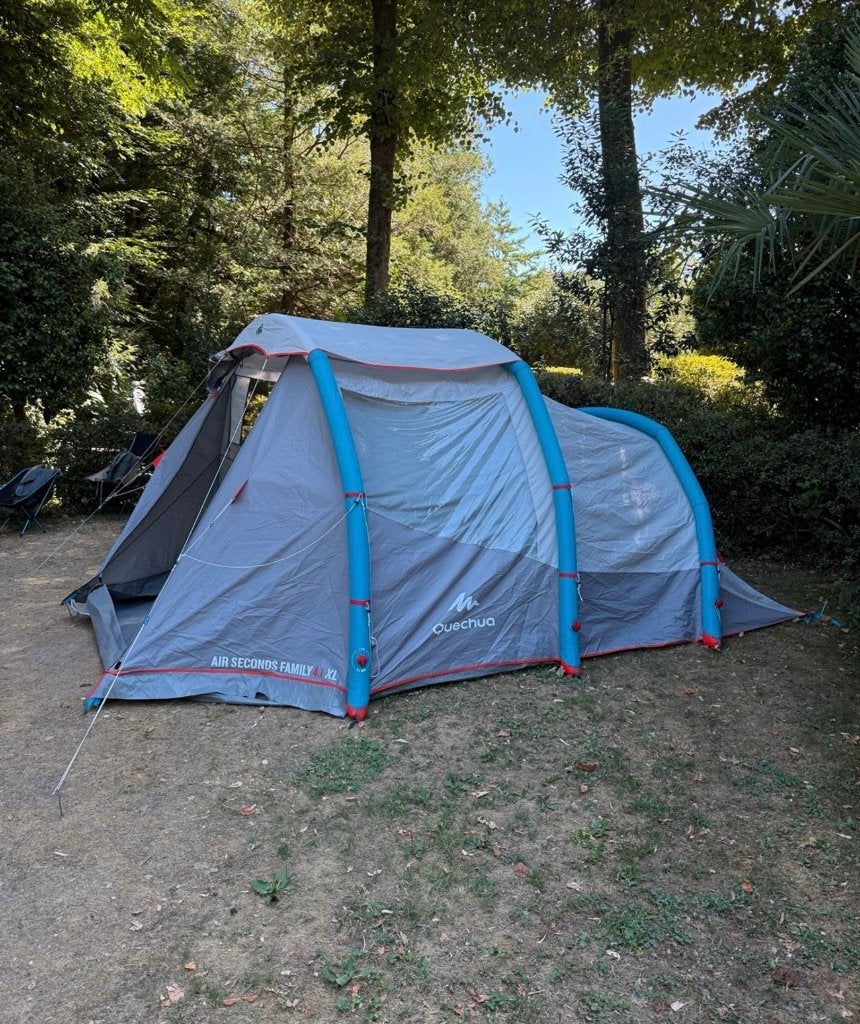 Quechua Air Seconds Family 4.1 XL opblaasbare tent, Ophalen, Gebruikt, Tot en met 4