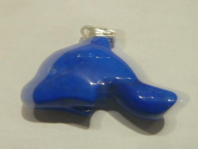 Hanger dolfijntje howliet, Sieraden, Tassen en Uiterlijk, Edelstenen, Ophalen of Verzenden, Nieuw