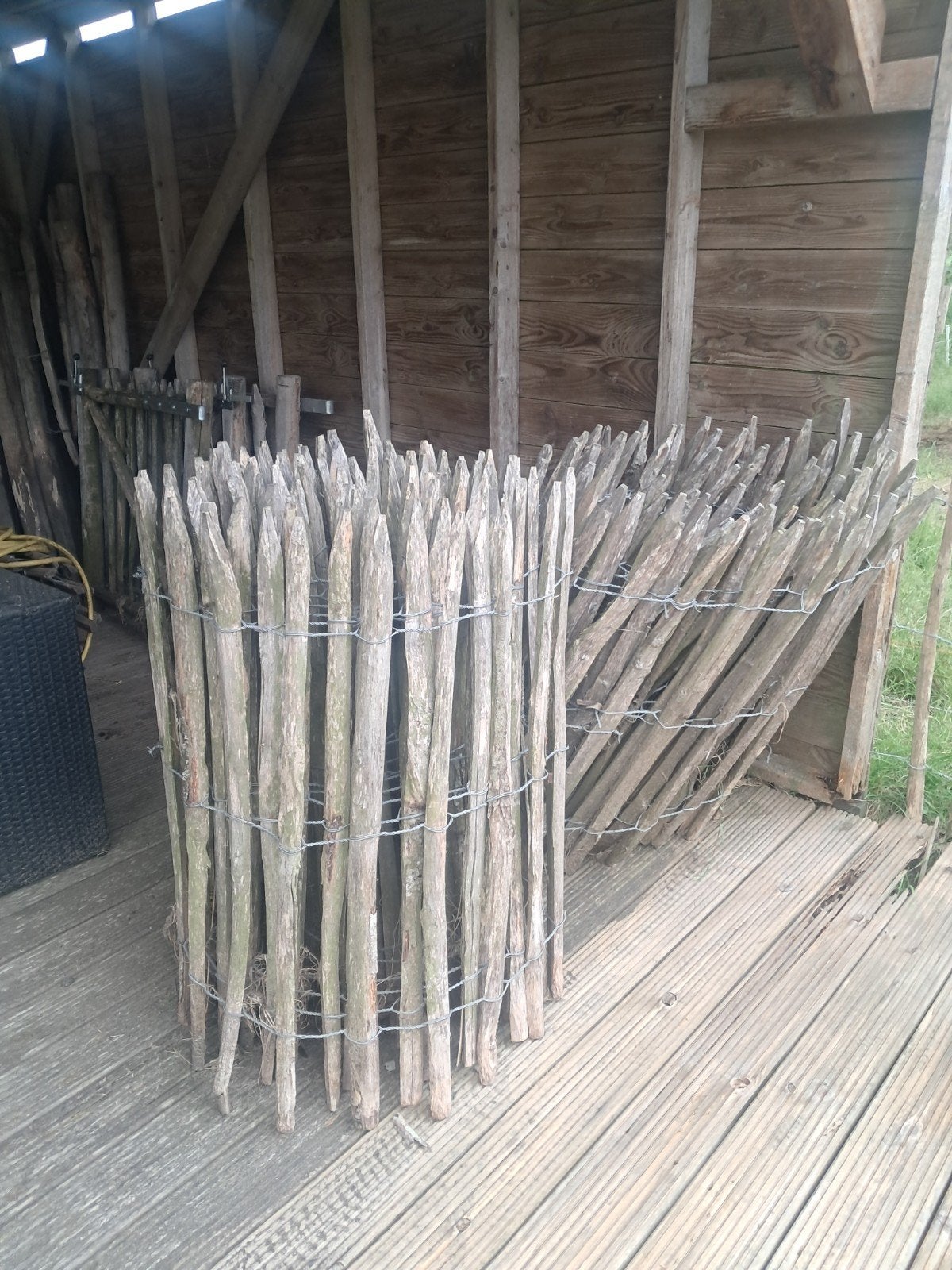 Schapen / geiten afrastering - Houten hekwerk, Tuin en Terras, Tuinhekken en Hekwerk, Ophalen, Gebruikt, Hout, Overige typen