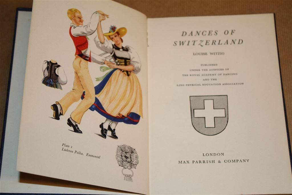 Dances of Switzerland [1960]. Handboek Europese volksdansen., Boeken, Ophalen of Verzenden, Gelezen, Toneel