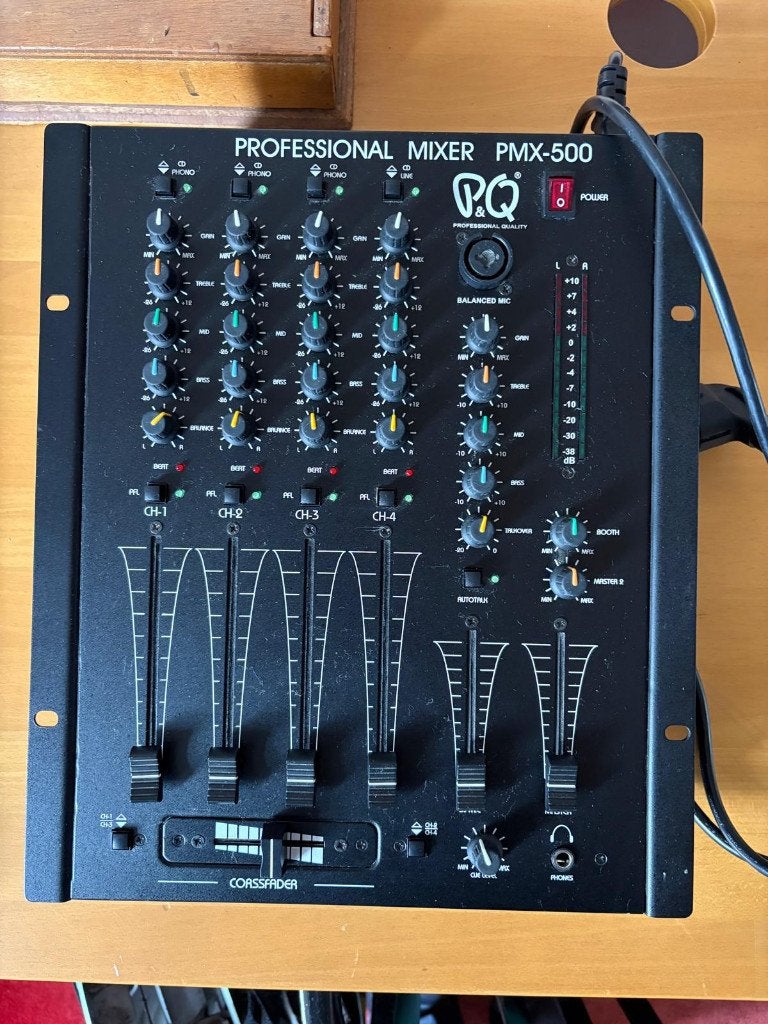 P&Q PMX-500 Mengpaneel in goede staat, Ophalen of Verzenden, Gebruikt, Minder dan 5 kanalen