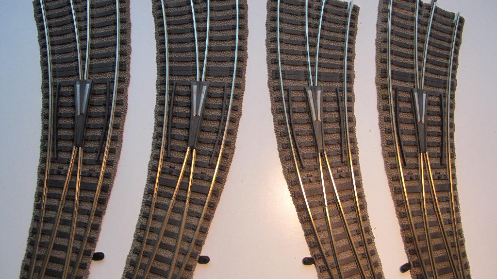 HO bocht wissels nieuw., Gelijkstroom, Nieuw, Rails, Ophalen of Verzenden
