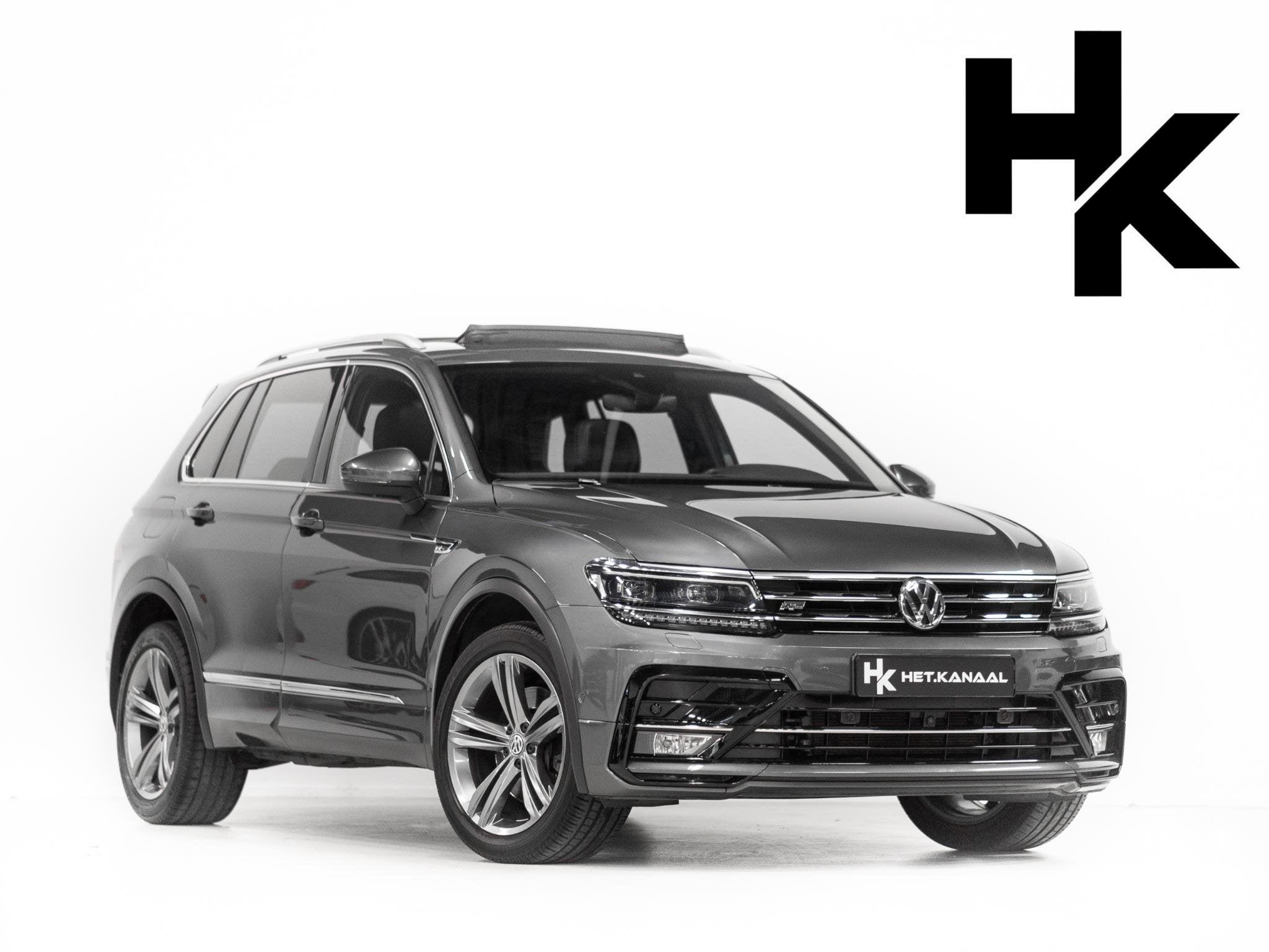 Volkswagen Tiguan 2.0 TSI 4Motion 220PK 3x R-Line Pano Leer, Auto's, Automatische klimaatregeling, Gebruikt, 4 cilinders, 1984 cc