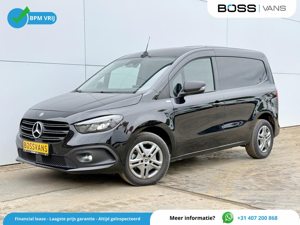 Mercedes-Benz Citan 110 CDI Automaat L1 Airco Carplay Cruise, Auto's, Bestelauto's, Stof, Gebruikt, Zwart, Zwart