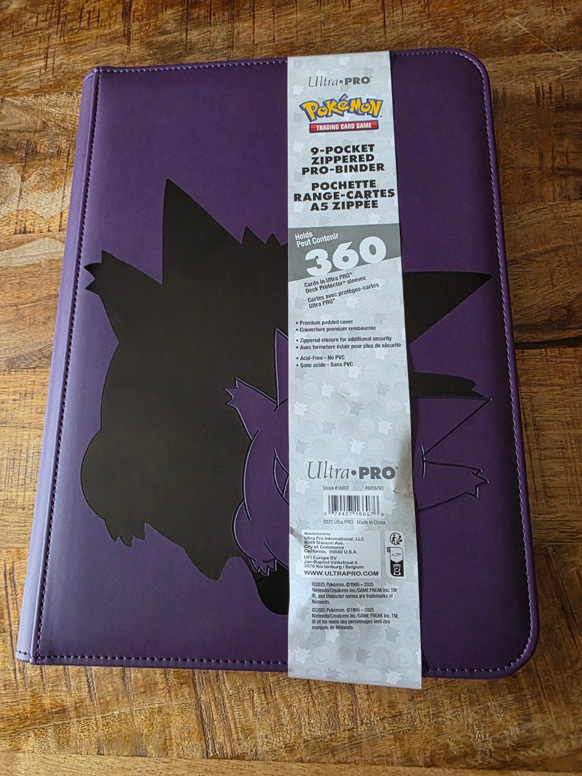 Ultra Pro binder Gengar 360K, Hobby en Vrije tijd, Verzenden, Zo goed als nieuw, Boek of Catalogus